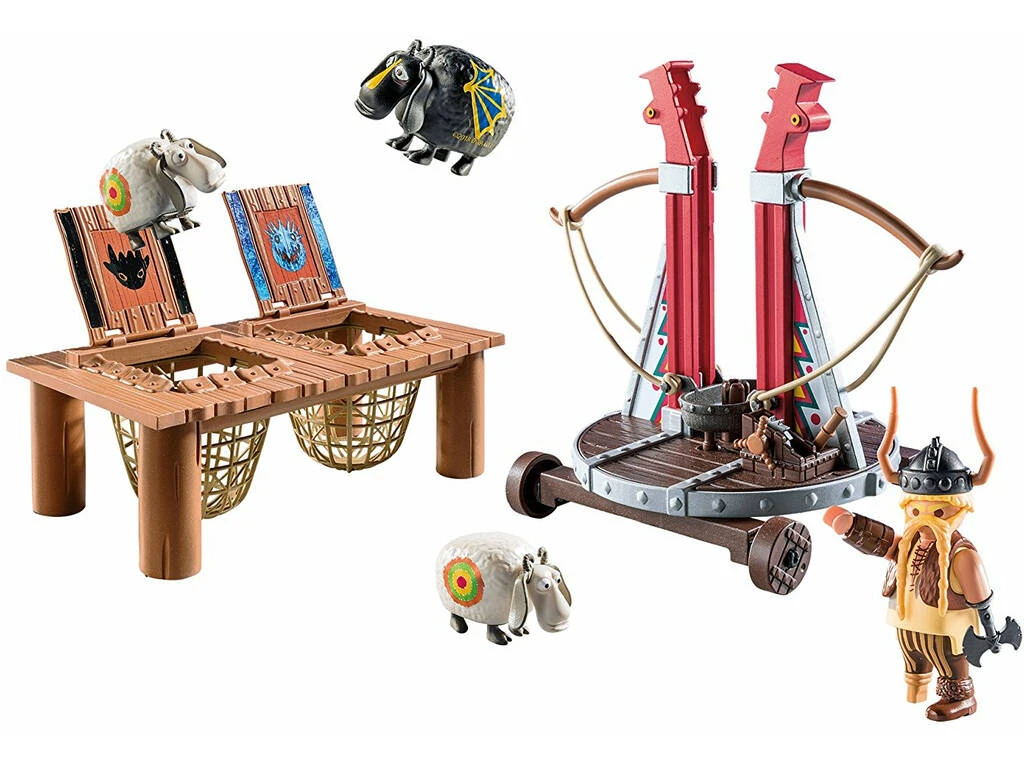 Playmobil Cómo Entrenar A Tu Dragón Bocón Con Lanzadera De Ovejas 9461 2 Playmobil Cómo Entrenar A Tu Dragón Bocón Con Lanzadera De Ovejas 9461 - Imagen 2