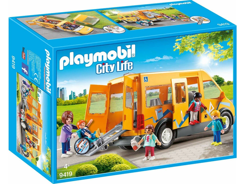Playmobil Autobús Escolar Adaptado 9419 1 Playmobil Autobús Escolar Adaptado 9419