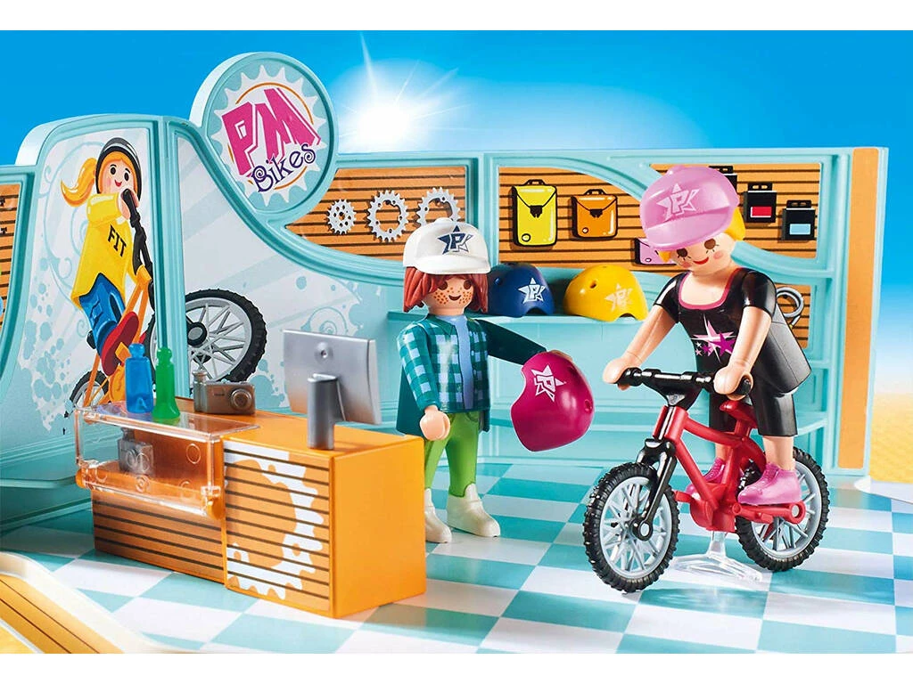 Playmobil Tienda De Bicicletas Y Skate 9402 4 Playmobil Tienda De Bicicletas Y Skate 9402 - Imagen 4