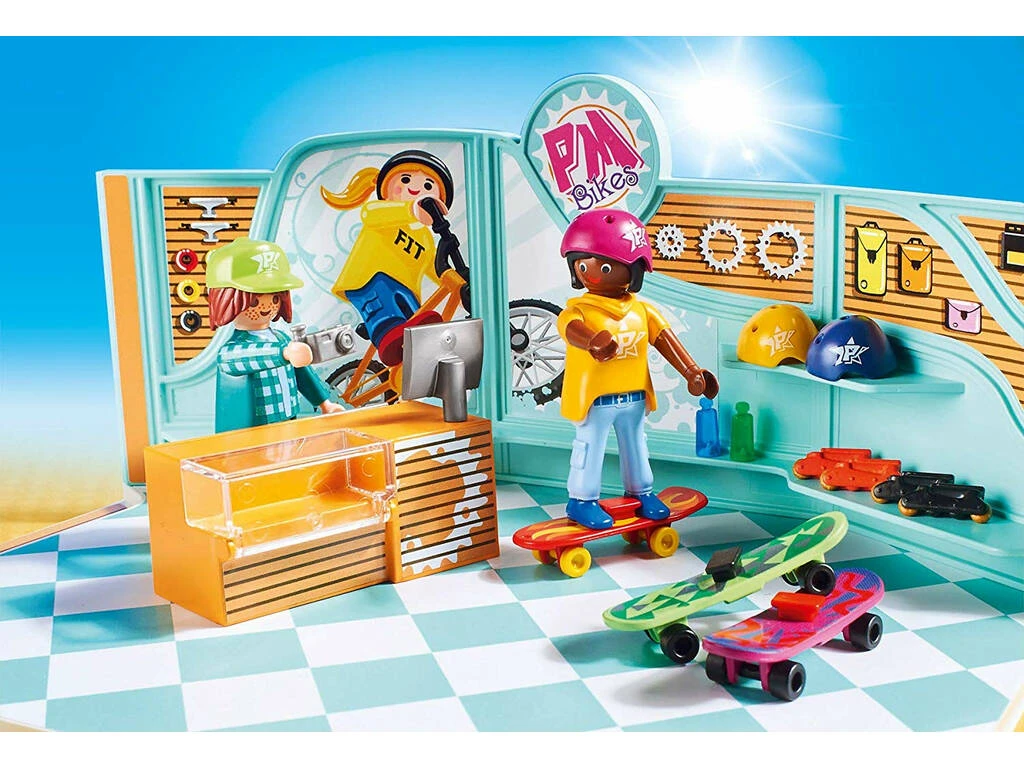 Playmobil Tienda De Bicicletas Y Skate 9402 5 Playmobil Tienda De Bicicletas Y Skate 9402 - Imagen 5