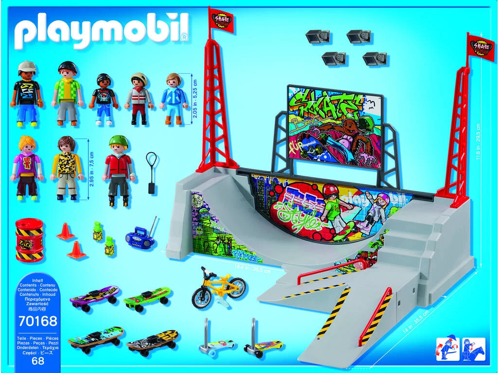 Playmobil Pista De Skate 70168 2 Playmobil Pista De Skate 70168 - Imagen 2