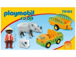 Playmobil 1,2,3 Vehiculo Del Zoo Con Rinoceronte Playmobil 70182 5 Playmobil 1,2,3 Vehiculo Del Zoo Con Rinoceronte Playmobil 70182 -Juguetes Descuento Tienda 1999950882g02