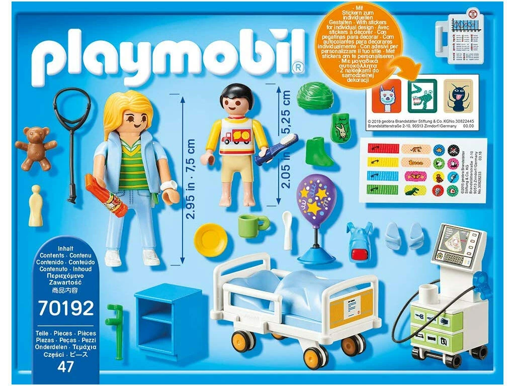Playmobil Sala Hospital Infantil 70192 3 Playmobil Sala Hospital Infantil 70192 - Imagen 3