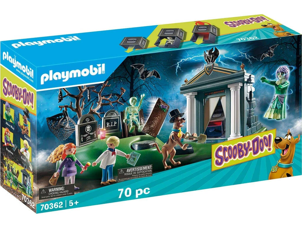Playmobil Scooby-Doo Aventura En El Cementerio 70362 1 Playmobil Scooby-Doo Aventura En El Cementerio 70362