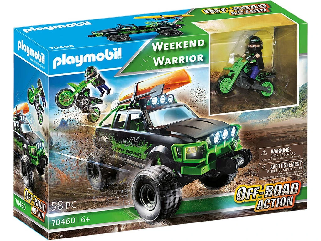 Playmobil Off Road Action Weekend Warrior 70460 1 Playmobil Off Road Action Weekend Warrior 70460