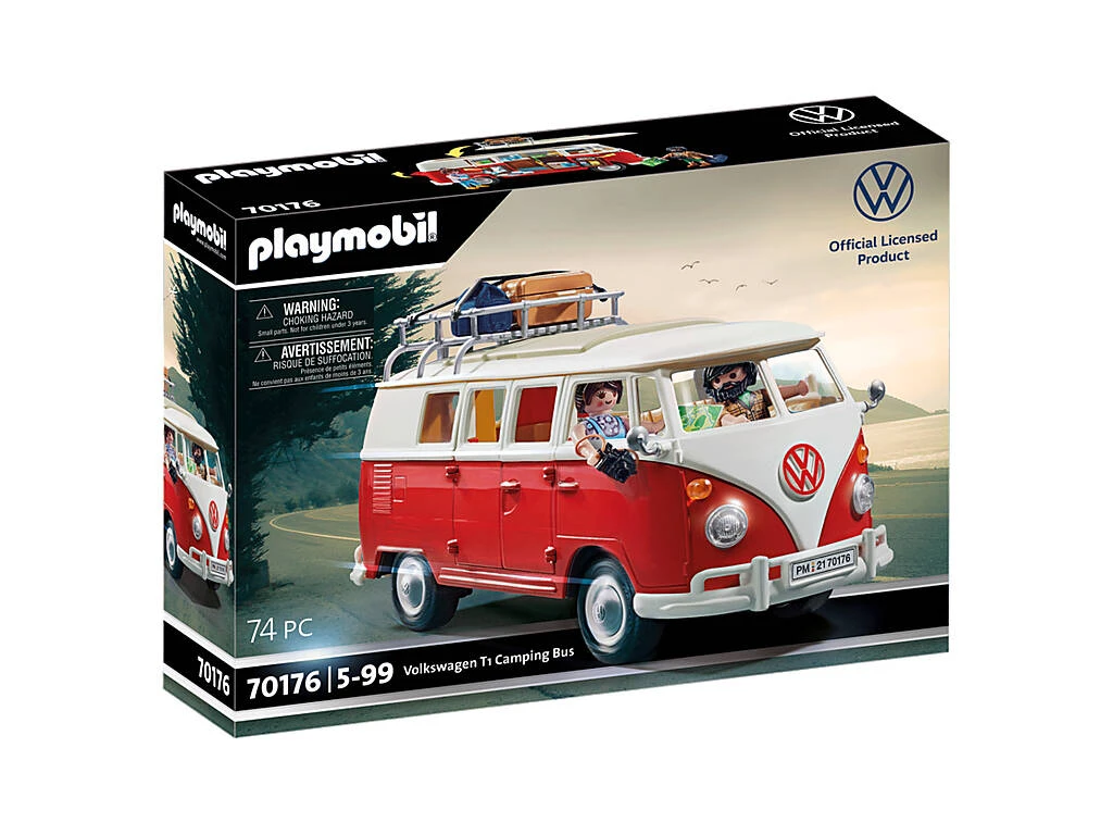 Playmobil Furgoneta Volkswagen T1 Camping Bus 70176 1 Playmobil Furgoneta Volkswagen T1 Camping Bus 70176