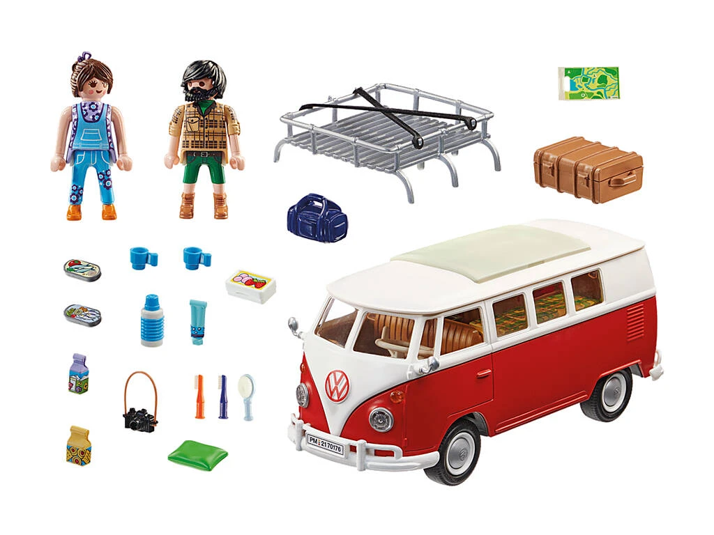 Playmobil Furgoneta Volkswagen T1 Camping Bus 70176 2 Playmobil Furgoneta Volkswagen T1 Camping Bus 70176 - Imagen 2