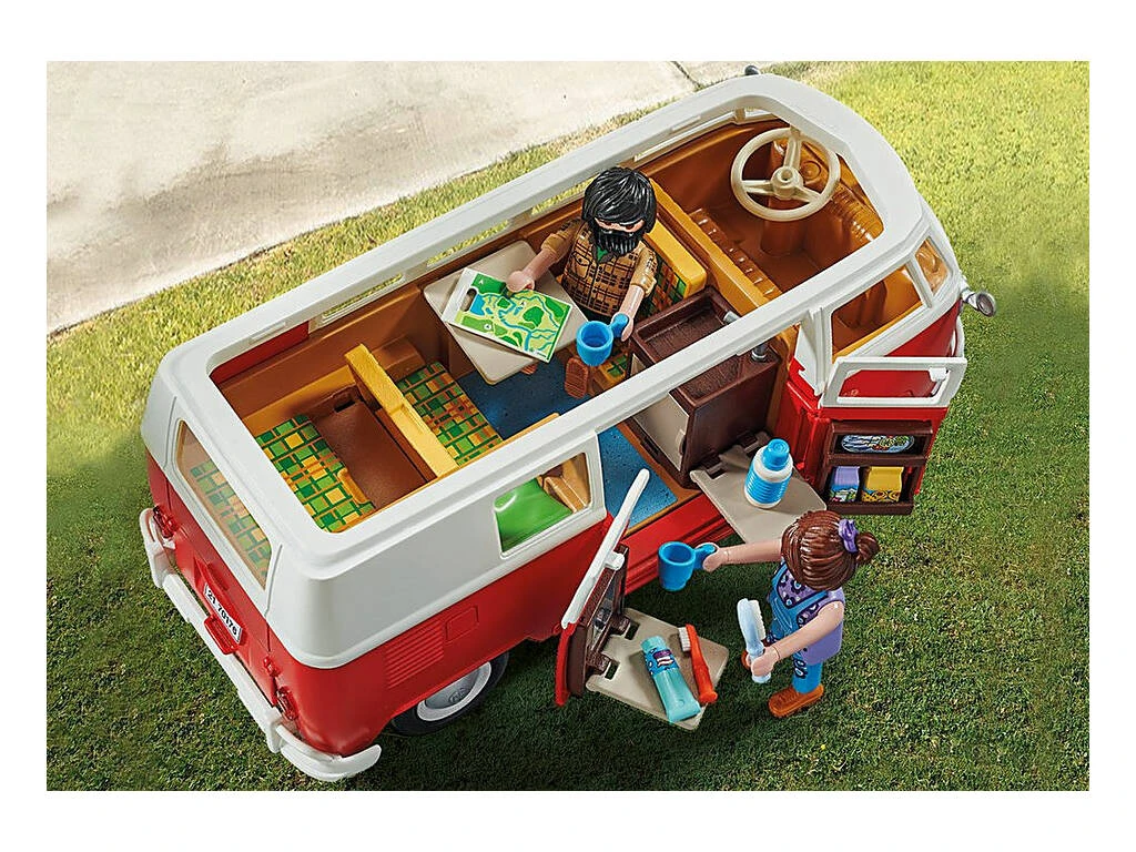 Playmobil Furgoneta Volkswagen T1 Camping Bus 70176 3 Playmobil Furgoneta Volkswagen T1 Camping Bus 70176 - Imagen 3