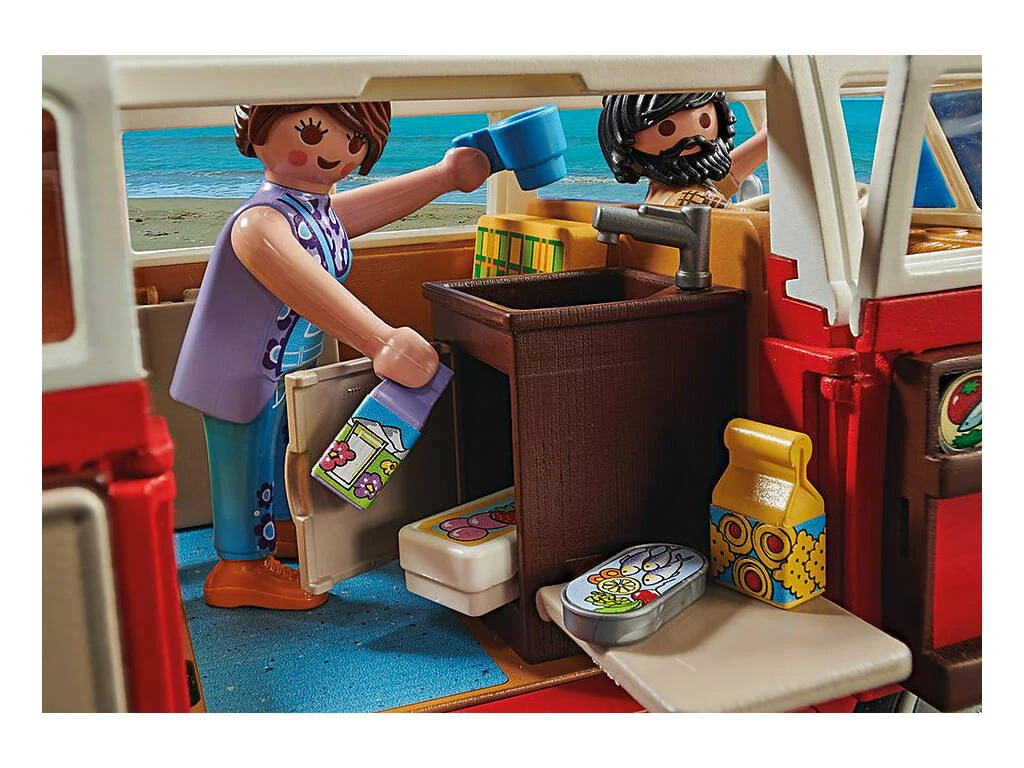 Playmobil Furgoneta Volkswagen T1 Camping Bus 70176 5 Playmobil Furgoneta Volkswagen T1 Camping Bus 70176 - Imagen 5