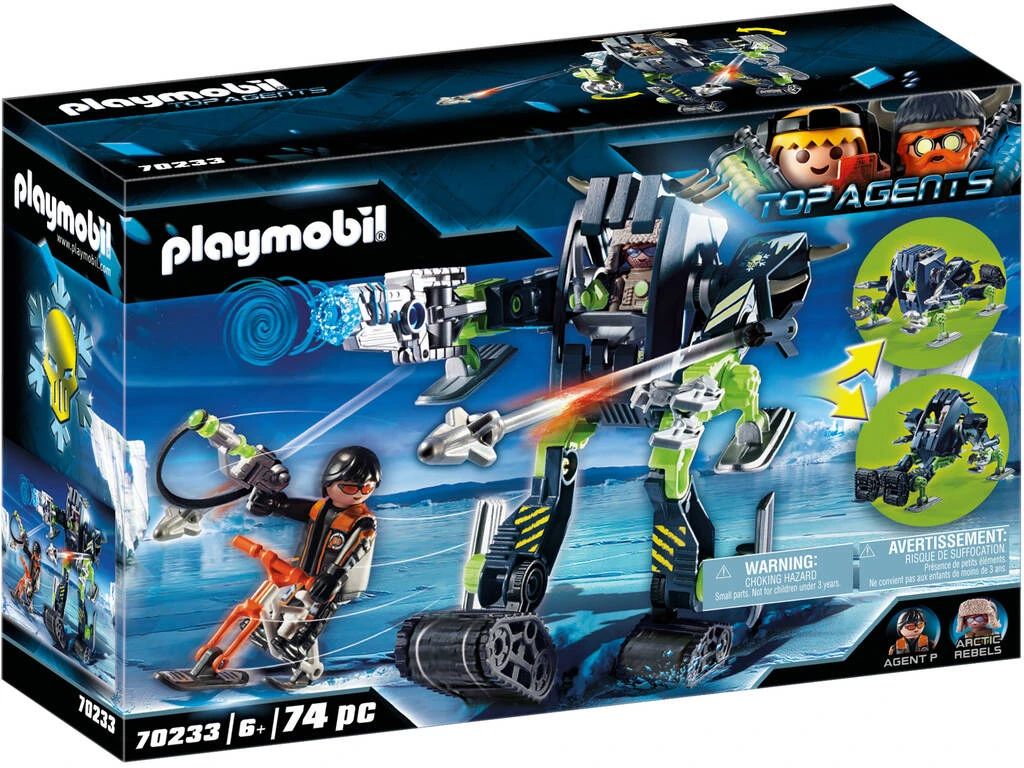 Playmobil TopAgents Artic Rebels Robot De Hielo 70233 1 Playmobil TopAgents Artic Rebels Robot De Hielo 70233