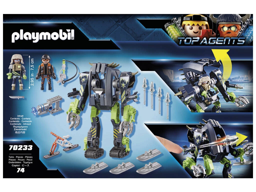 Playmobil TopAgents Artic Rebels Robot De Hielo 70233 5 Playmobil TopAgents Artic Rebels Robot De Hielo 70233 - Imagen 5