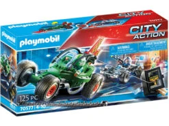Playmobil City Action Kart Policial Persecución Ladrón De Caja Fuerte 70577