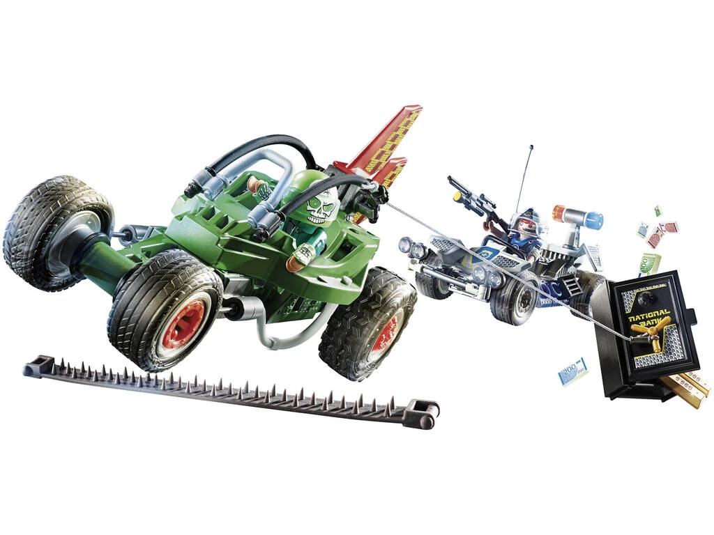Playmobil City Action Kart Policial Persecución Ladrón De Caja Fuerte 70577 2 Playmobil City Action Kart Policial Persecución Ladrón De Caja Fuerte 70577 - Imagen 2