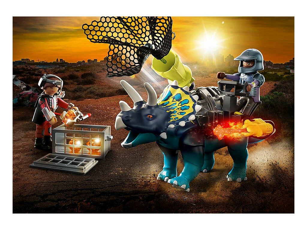 Playmobil Dinos Triceratops Disturbios Por Las Piedras Legendarias 70627 2 Playmobil Dinos Triceratops Disturbios Por Las Piedras Legendarias 70627 - Imagen 2