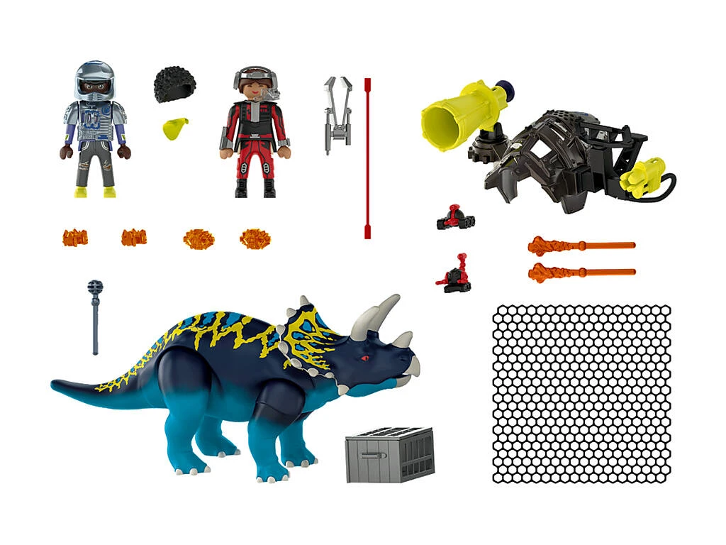 Playmobil Dinos Triceratops Disturbios Por Las Piedras Legendarias 70627 4 Playmobil Dinos Triceratops Disturbios Por Las Piedras Legendarias 70627 - Imagen 4