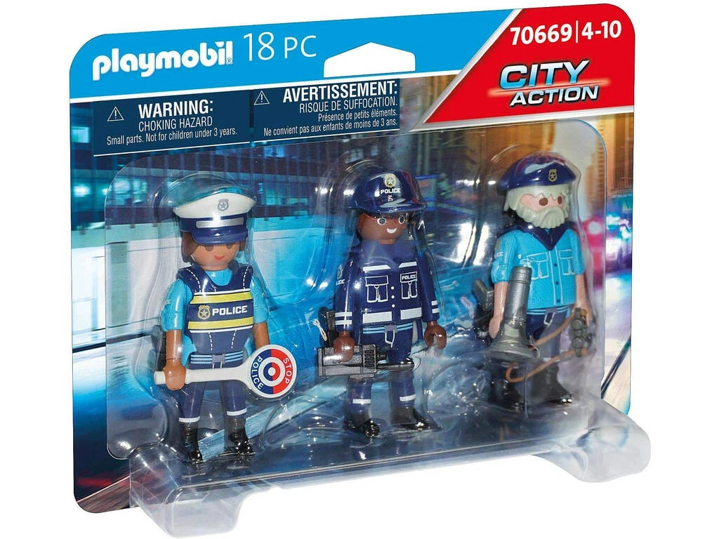 Playmobil Policía Set Figuras 70669 1 Playmobil Policía Set Figuras 70669