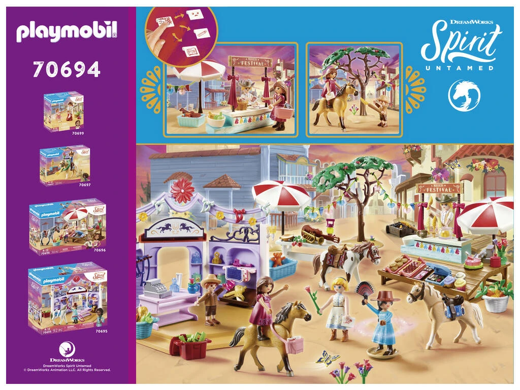 Playmobil Spirit Miradero Festival 70694 4 Playmobil Spirit Miradero Festival 70694 - Imagen 4
