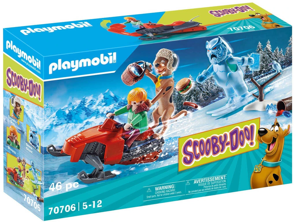 Playmobil Scooby-Doo Aventura Con Snow Ghost 70706 1 Playmobil Scooby-Doo Aventura Con Snow Ghost 70706