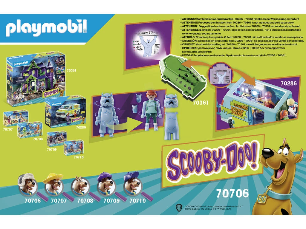 Playmobil Scooby-Doo Aventura Con Snow Ghost 70706 4 Playmobil Scooby-Doo Aventura Con Snow Ghost 70706 - Imagen 4
