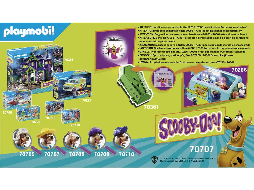 Playmobil Scooby-Doo Aventura Con Witch Doctor 70707 4 Playmobil Scooby-Doo Aventura Con Witch Doctor 70707 - Imagen 4