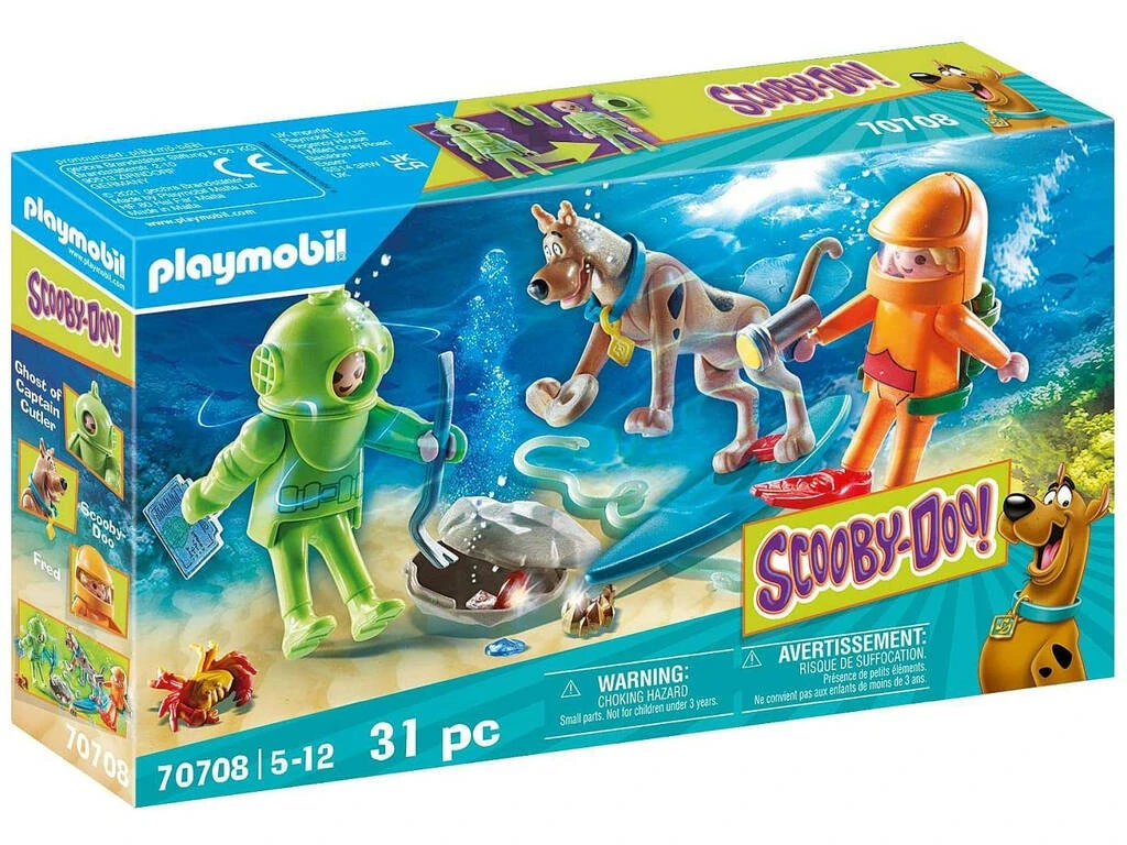 Playmobil Scooby-Doo Aventura Con El Fantasma Del Capitán Cutler 70708 1 Playmobil Scooby-Doo Aventura Con El Fantasma Del Capitán Cutler 70708