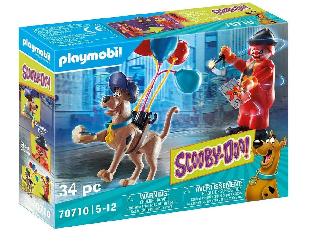 Playmobil Scooby-Doo Aventura Con Ghost Clown 70710 1 Playmobil Scooby-Doo Aventura Con Ghost Clown 70710