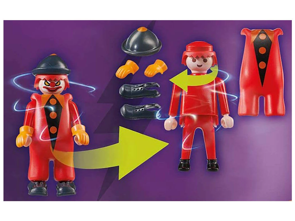 Playmobil Scooby-Doo Aventura Con Ghost Clown 70710 3 Playmobil Scooby-Doo Aventura Con Ghost Clown 70710 - Imagen 3