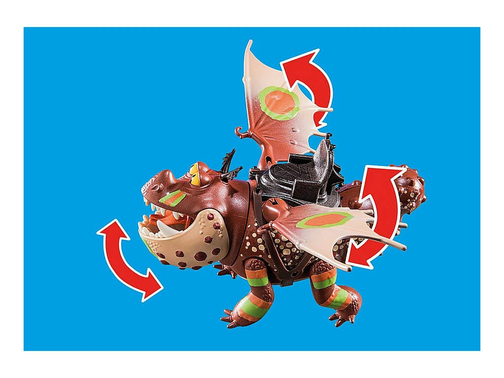 Playmobil Dragón Racing Barrilete Y Capataz 70729 3 Playmobil Dragón Racing Barrilete Y Capataz 70729 - Imagen 3