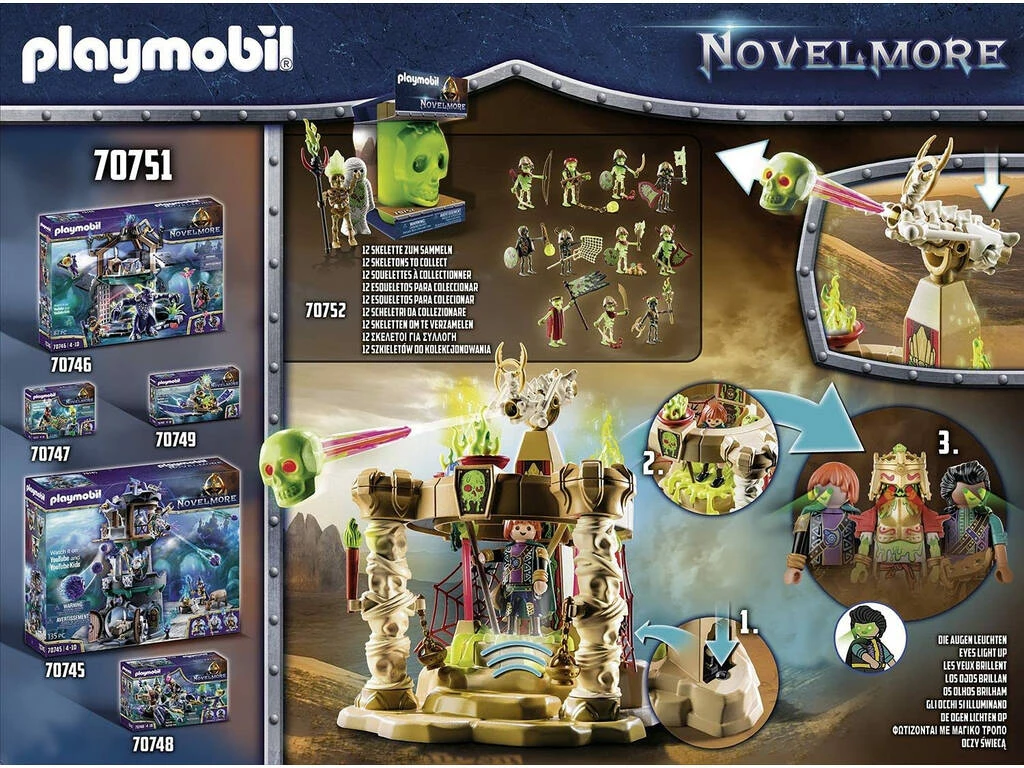 Playmobil Novelmore Sal´ahari Sands Templo Del Ejército De Esqueletos 70751 5 Playmobil Novelmore Sal´ahari Sands Templo Del Ejército De Esqueletos 70751 - Imagen 5