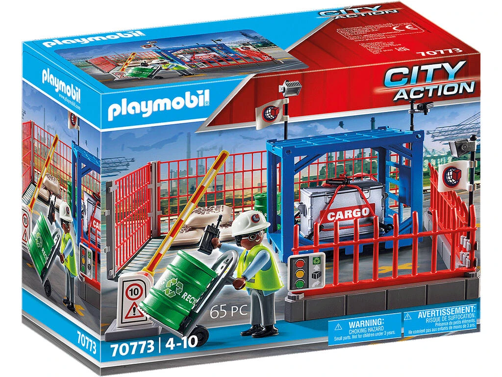 Playmobil City Action Depósito De Carga 70773 1 Playmobil City Action Depósito De Carga 70773