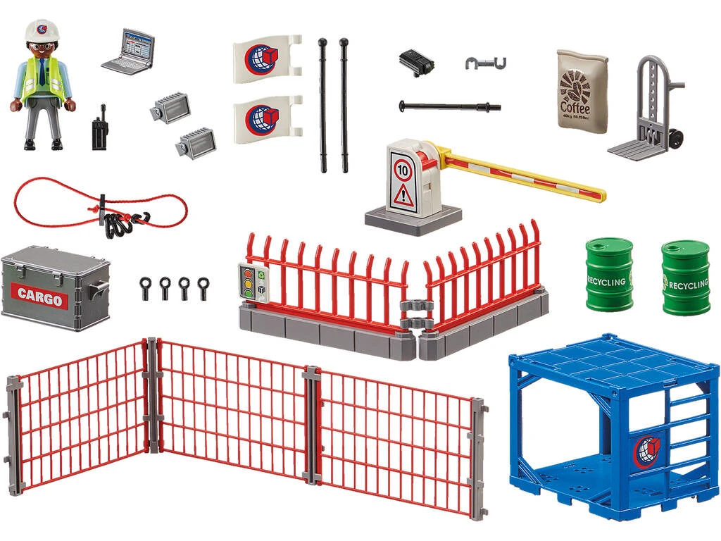 Playmobil City Action Depósito De Carga 70773 2 Playmobil City Action Depósito De Carga 70773 - Imagen 2