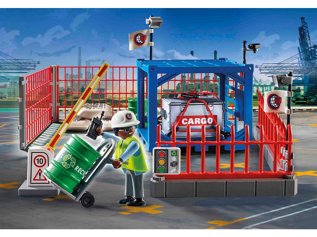 Playmobil City Action Depósito De Carga 70773 3 Playmobil City Action Depósito De Carga 70773 - Imagen 3