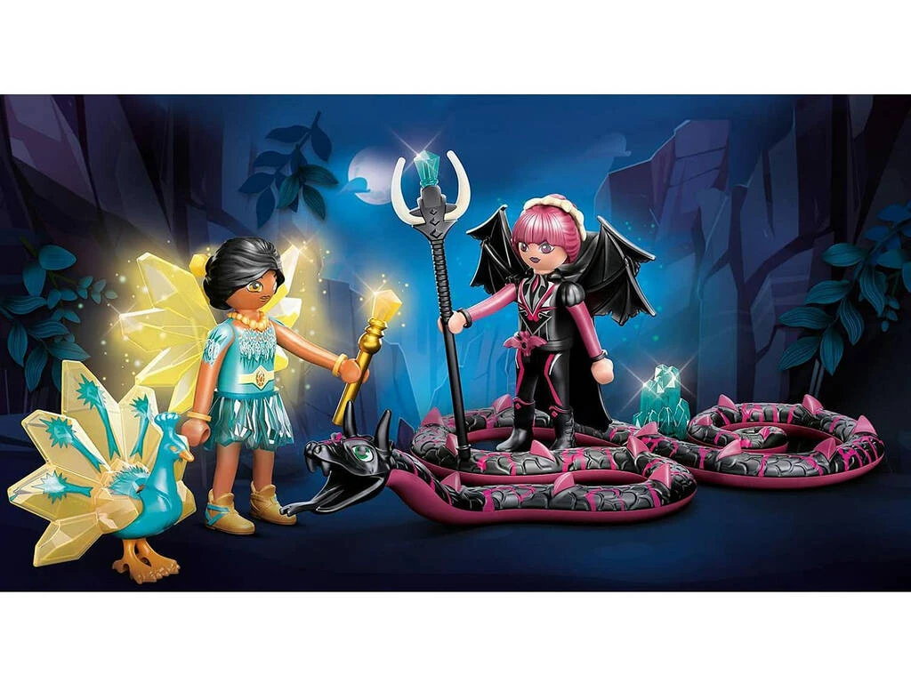 Playmobil Ayuma Cristal Fairy Y Bat Fairy Con Animales Del Alma 2 Playmobil Ayuma Cristal Fairy Y Bat Fairy Con Animales Del Alma - Imagen 2