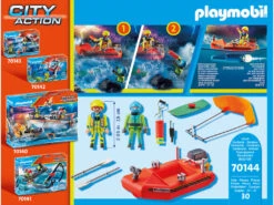 Playmobil Rescate Marítimo Rescate De Kitesurfer Con Bote 70144 -Juguetes Descuento Tienda 1999962513g02