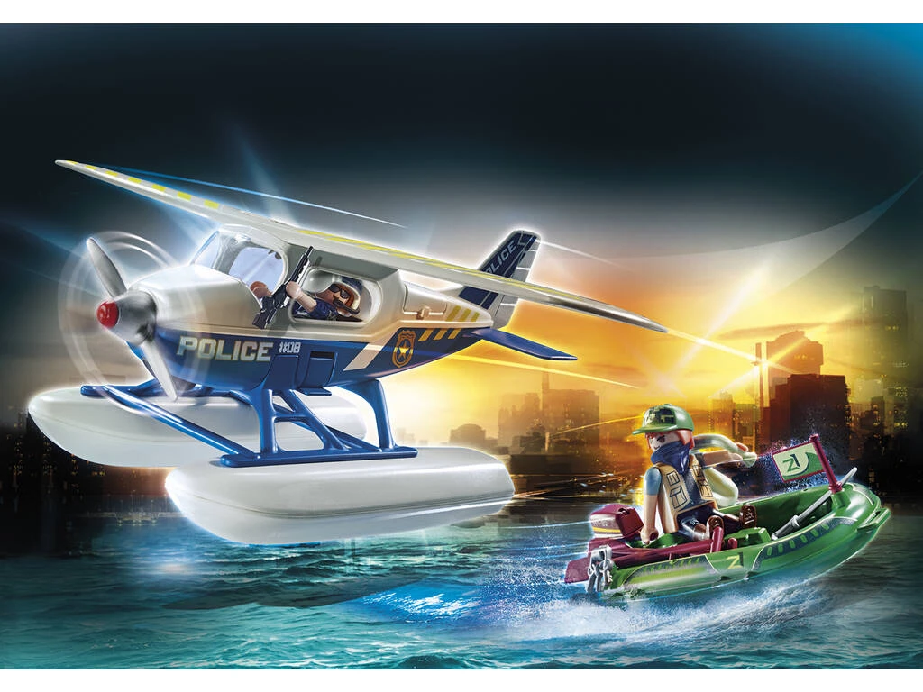 Playmobil Policía Hidroavión Persecución De Contrabandista 70779 2 Playmobil Policía Hidroavión Persecución De Contrabandista 70779 - Imagen 2