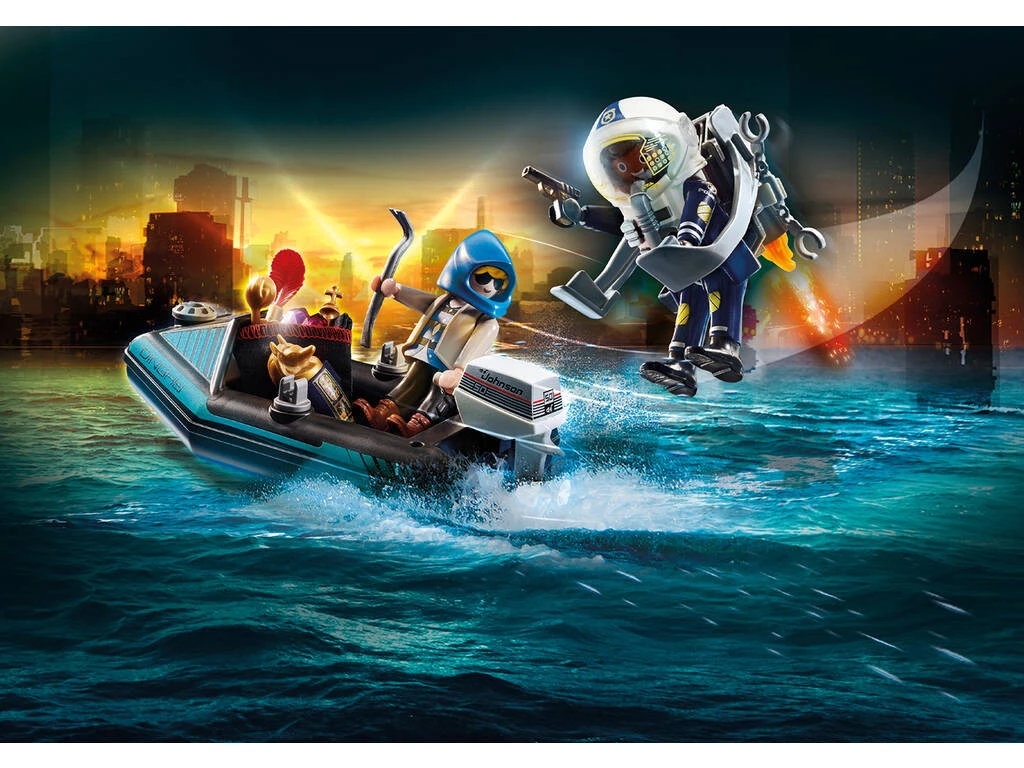 Playmobil Policía Mochila Propulsora Detención Del Ladrón De Arte 70782 2 Playmobil Policía Mochila Propulsora Detención Del Ladrón De Arte 70782 - Imagen 2