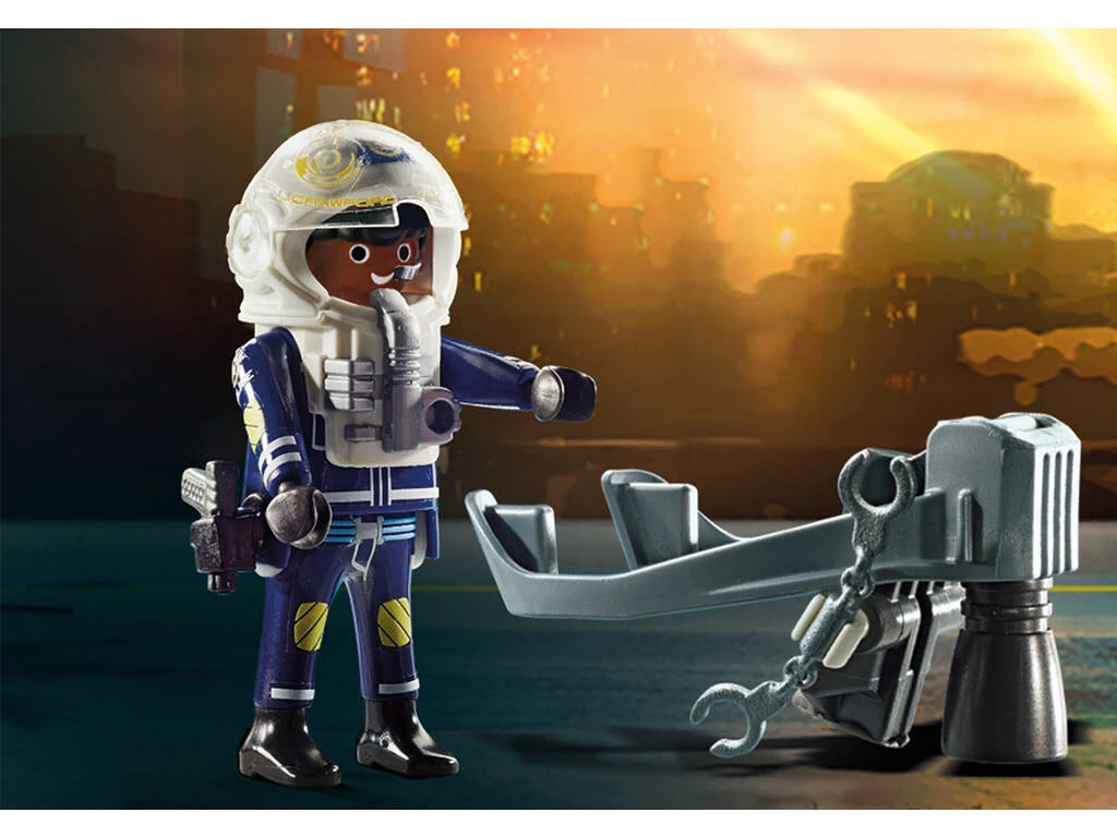 Playmobil Policía Mochila Propulsora Detención Del Ladrón De Arte 70782 5 Playmobil Policía Mochila Propulsora Detención Del Ladrón De Arte 70782 - Imagen 5