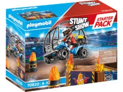 Playmobil Starter Pack Stunt Show Quad Con Rampa De Fuego 70820