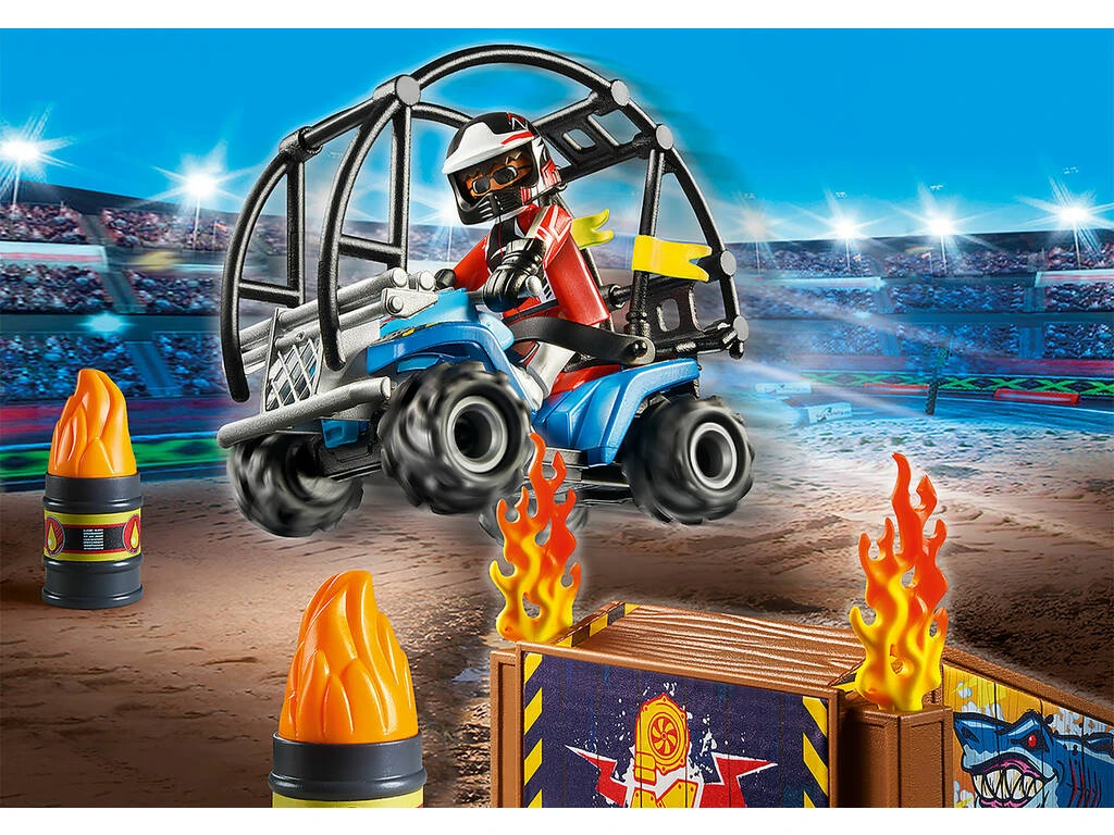 Playmobil Starter Pack Stunt Show Quad Con Rampa De Fuego 70820 3 Playmobil Starter Pack Stunt Show Quad Con Rampa De Fuego 70820 - Imagen 3