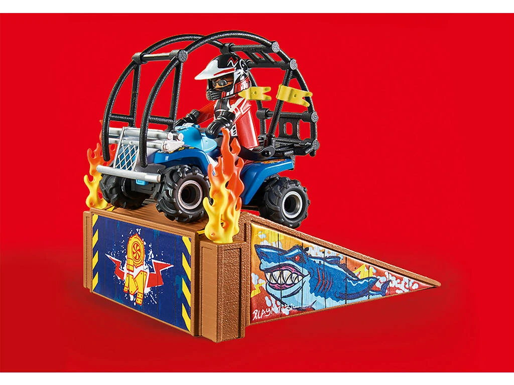 Playmobil Starter Pack Stunt Show Quad Con Rampa De Fuego 70820 6 Playmobil Starter Pack Stunt Show Quad Con Rampa De Fuego 70820 - Imagen 6