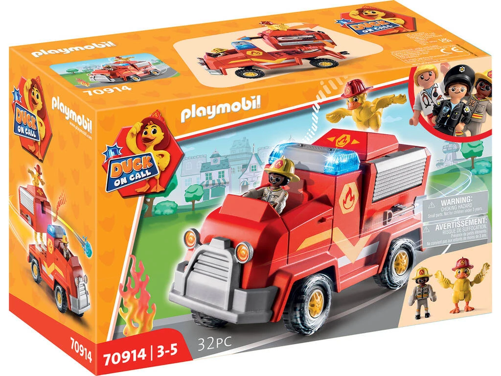 Playmobil D.O.C. Vehículo De Emergencia De Los Bomberos 70914 1 Playmobil D.O.C. Vehículo De Emergencia De Los Bomberos 70914