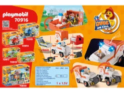 Playmobil D.O.C. Vehículo De Emergencia Ambulancia 70916 -Juguetes Descuento Tienda 1999962632g02