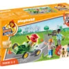 Playmobil D.O.C. Acción Ambulancia Ayuda Al Piloto De Carreras 70919