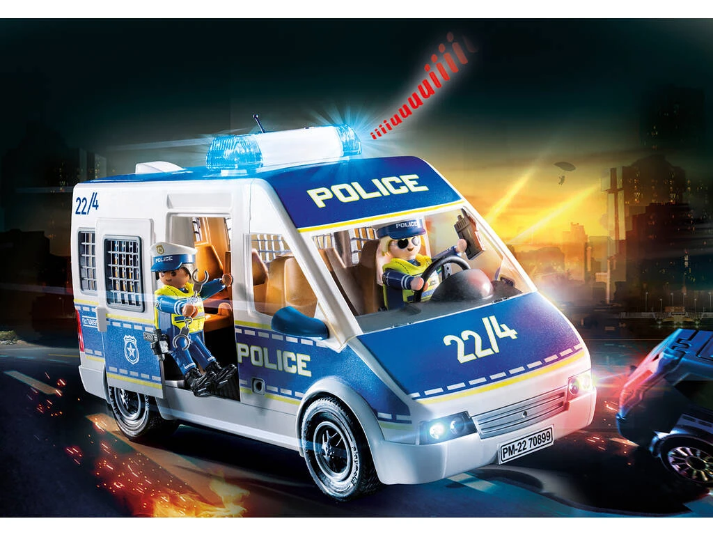 Playmobil Coche Policía Con Luz Y Sonido 70899 2 Playmobil Coche Policía Con Luz Y Sonido 70899 - Imagen 2