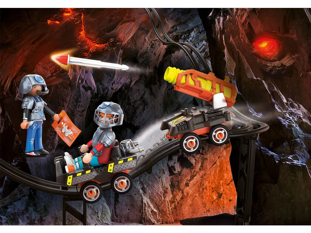 Playmobil Dino Mine Carro De Cohetes 70929 2 Playmobil Dino Mine Carro De Cohetes 70929 - Imagen 2