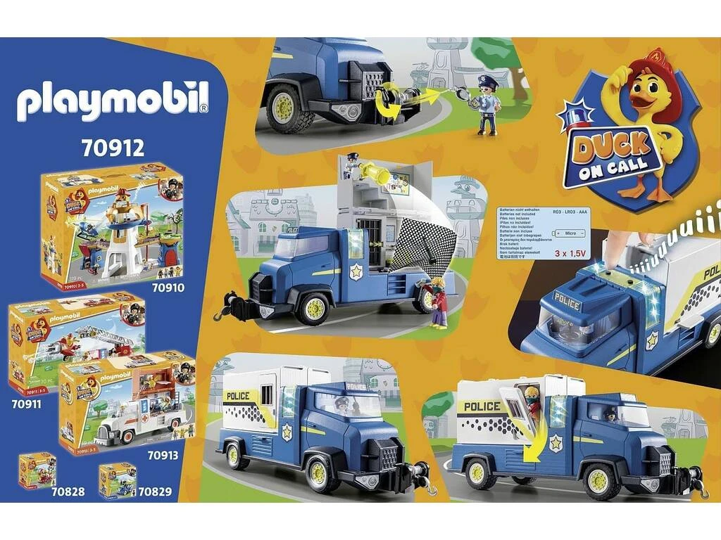 Playmobil Duck On Call Camión De Policía 70912 7 Playmobil Duck On Call Camión De Policía 70912 - Imagen 7