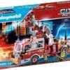 Playmobil Vehículo Bomberos US Tower Ladder 70935
