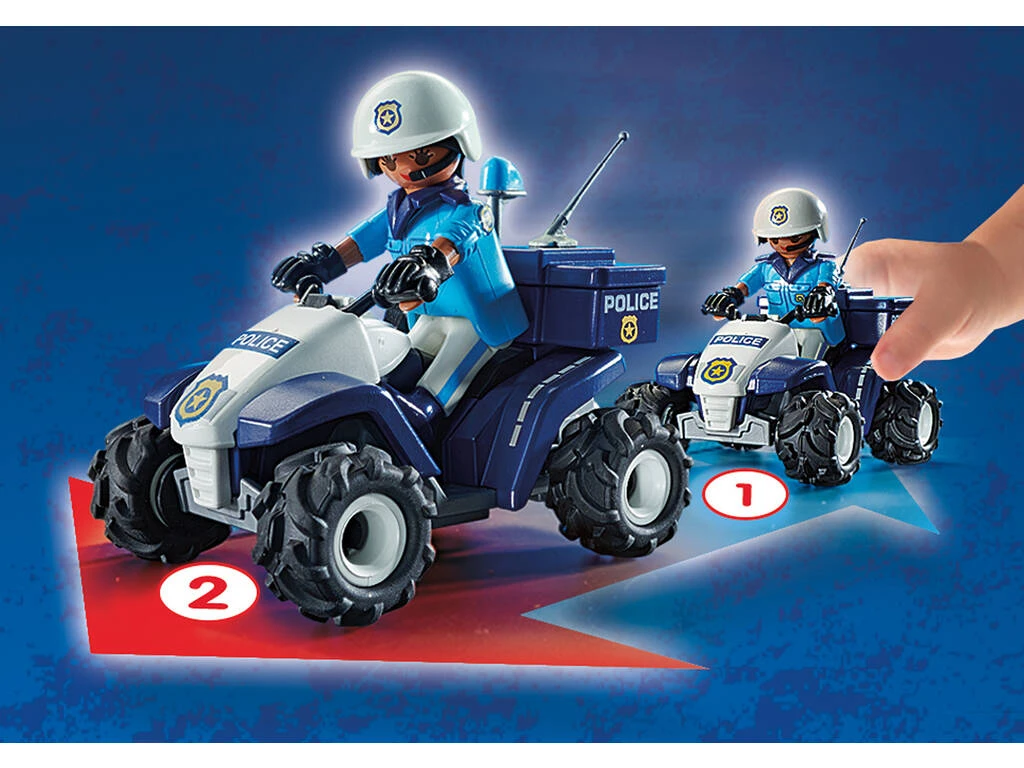 Playmobil Policía Speed Quad 71092 3 Playmobil Policía Speed Quad 71092 - Imagen 3