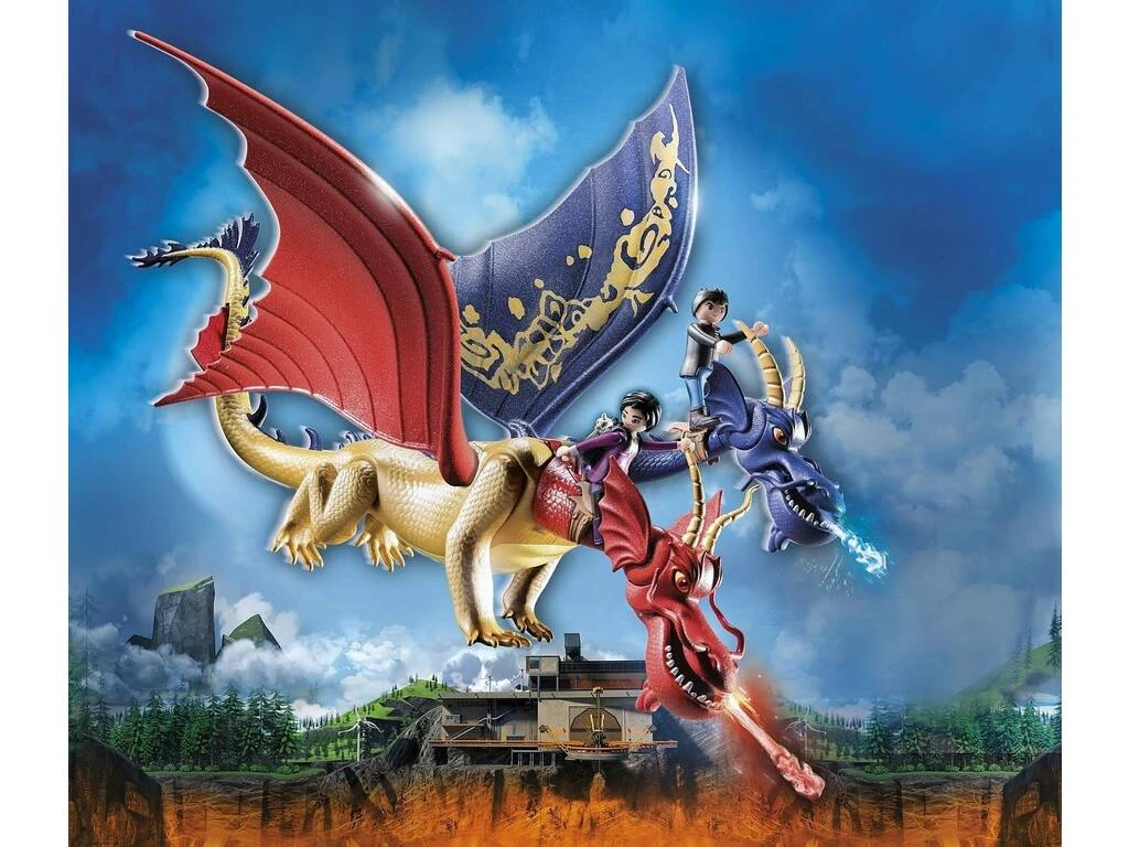 Playmobil Dragons Nine Realms Wu And Wei And Jun 71080 2 Playmobil Dragons Nine Realms Wu And Wei And Jun 71080 - Imagen 2