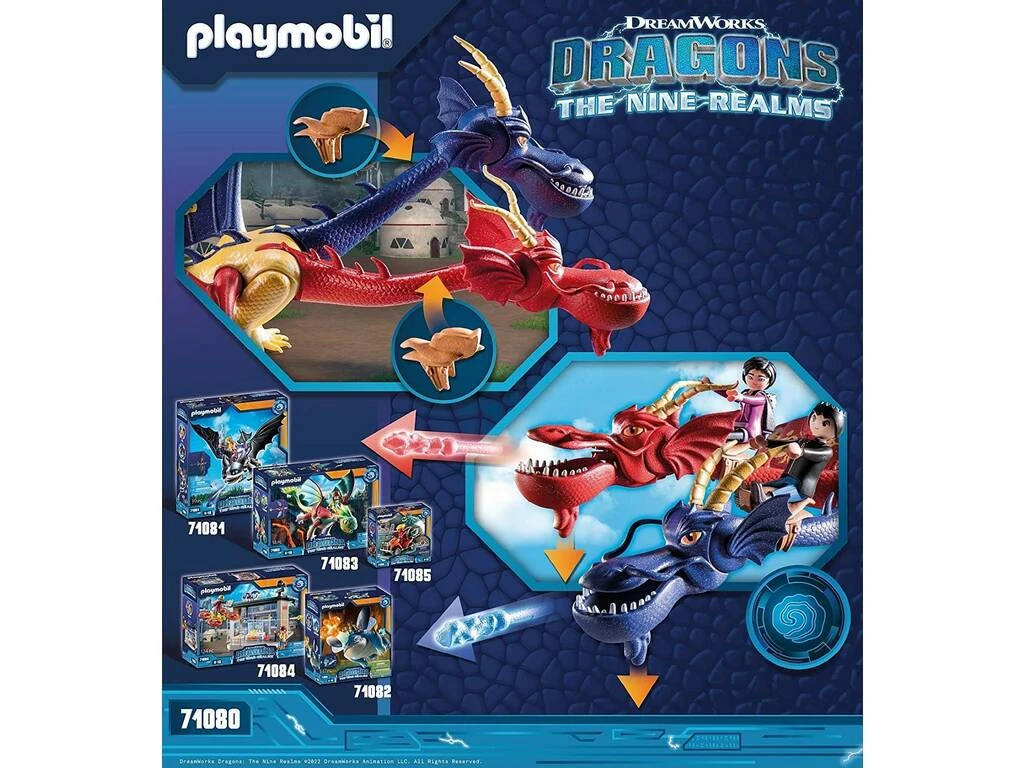 Playmobil Dragons Nine Realms Wu And Wei And Jun 71080 3 Playmobil Dragons Nine Realms Wu And Wei And Jun 71080 - Imagen 3